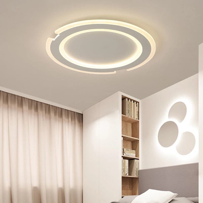 Chandelierrec Онлайн белый минимализм современные светодиодные потолочные лампы для