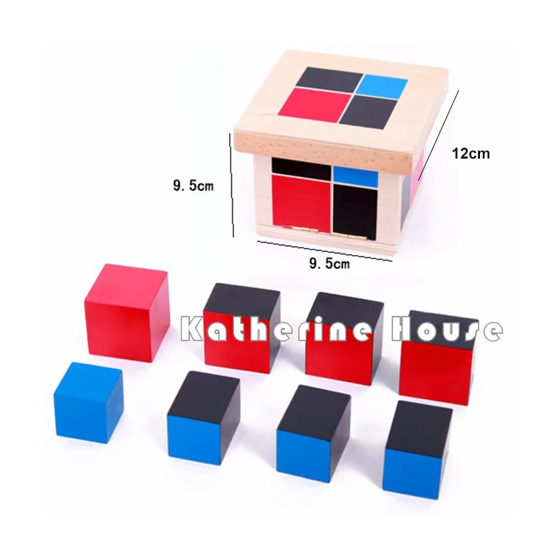 Детские игрушки Монтессори альгебраические биномиальные кубики для раннего