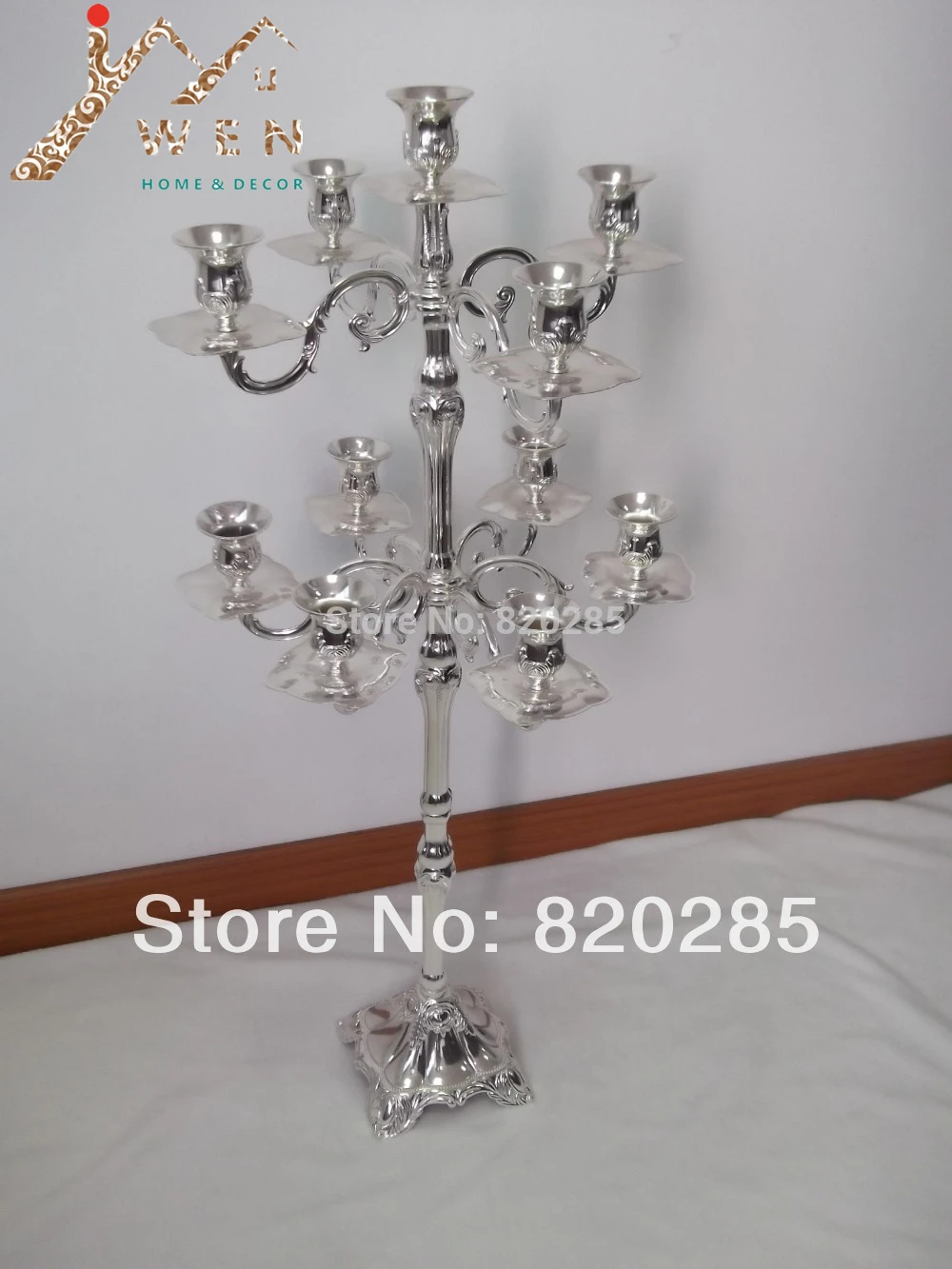 Самый высокий канделябр в центр стола 105 см высота 11 ламп подсвечник вечерние или