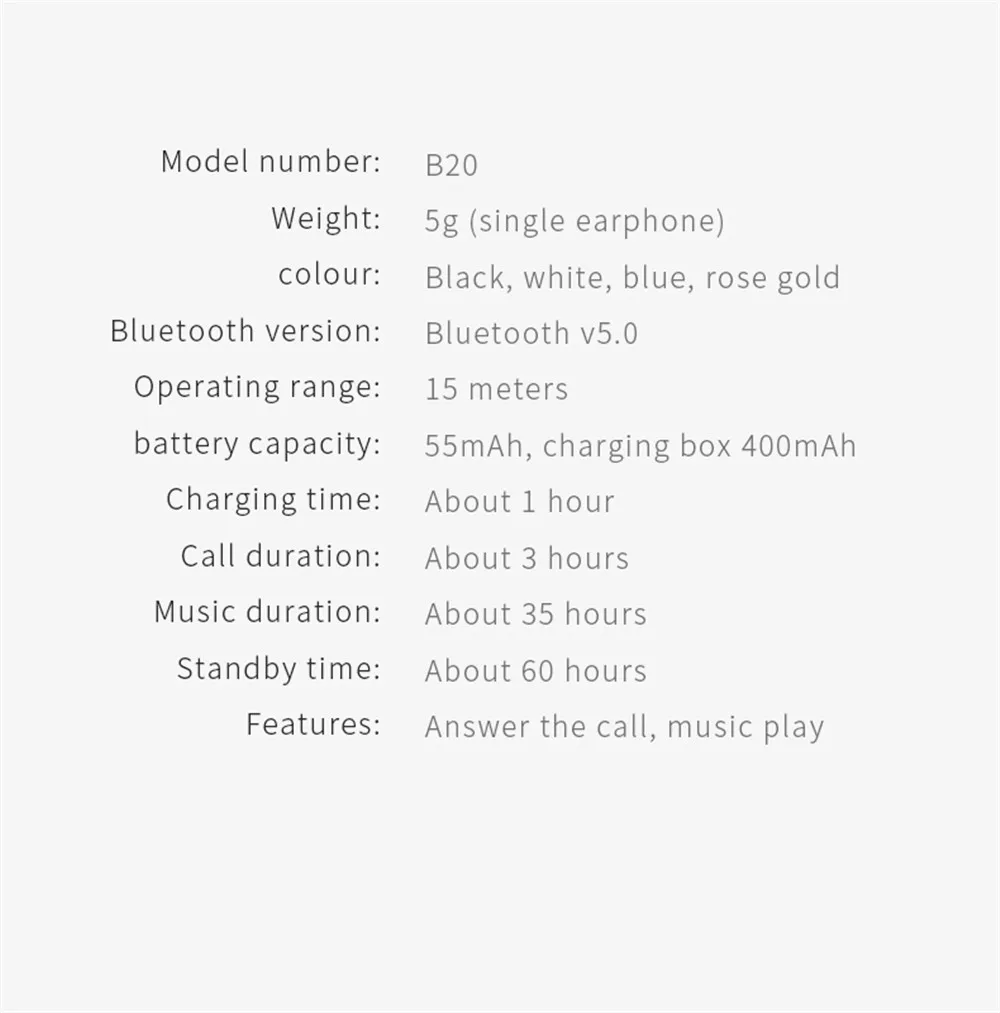 TB20 TWS мини беспроводные Bluetooth наушники с зарядной коробкой спортивные гарнитуры для iPhone Android для samsung Xiaomi huawei