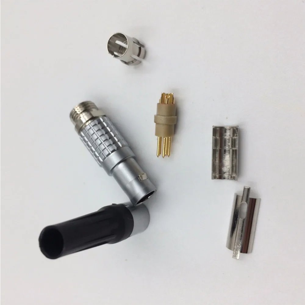 Разъем lemo FGA 1b 2 3 4 5 6 7 8 10 14 16 PIN штекер fga.1b прямой два манипуляция 30 градусов|4 pin male|8