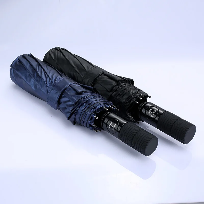 

Big Wheel Handle Umbrella For Men Quality Strong Wind Resistance Car Umbrella Automatic Folding Creative Sun Rain Women Umbrella