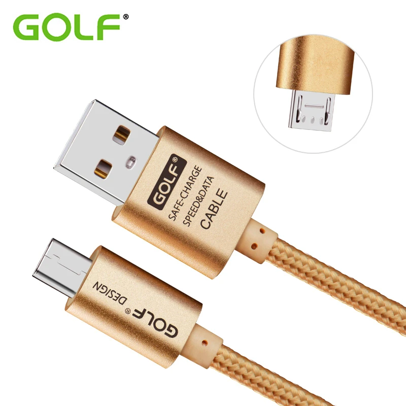 GOLF MICRO USB Cable For Samsung Galaxy S4 S6 Edge+ S7 Note2 Note4 Note5 A3 A5 A7 J5 J7 E5 E7 2016 Data Sync Charge Wire | Мобильные