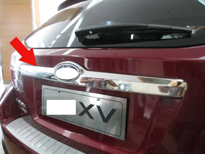 Хромированная Задняя Крышка багажника для Subaru XV 2013 2014 2015 2016 2017|Хромирование| |