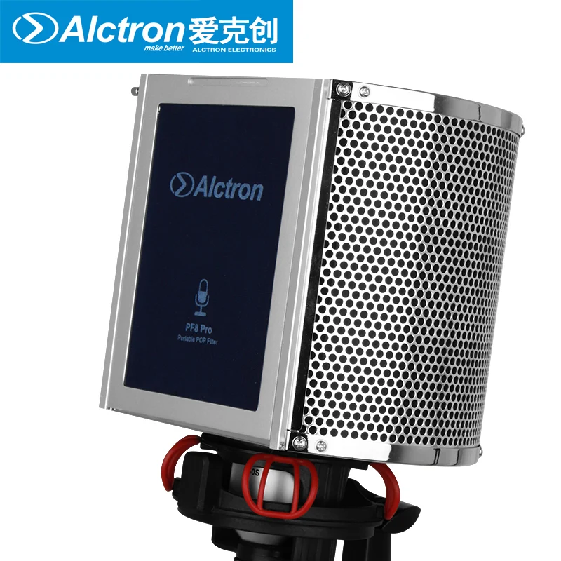 Alctron PF8 PRO профессиональный простой Студийный микрофон экран акустический фильтр Новое поступление Настольный запись ветер экран