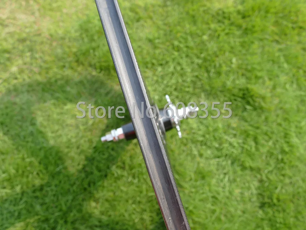 3k UD углеродный матовый глянцевый Трековый велосипед с пятью спицами 65m - 5 | Спорт и