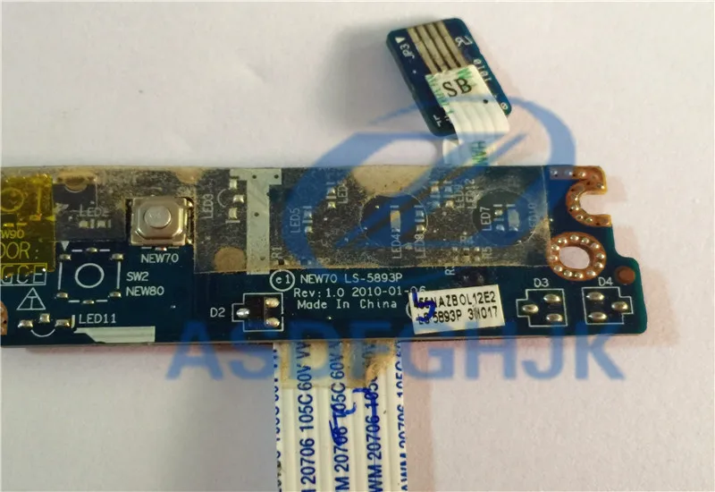 Панель переключателя питания с кабелем для Acer Aspire 5741 g 5742 5552|button board|power switch cablepower