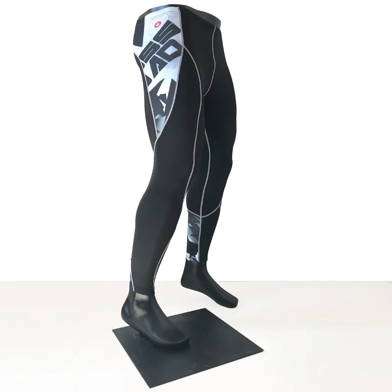 

tracksuit men's compression pants leggings tracksuit fitness Breathable stretch men's brand clothing leggings men MMA base layer