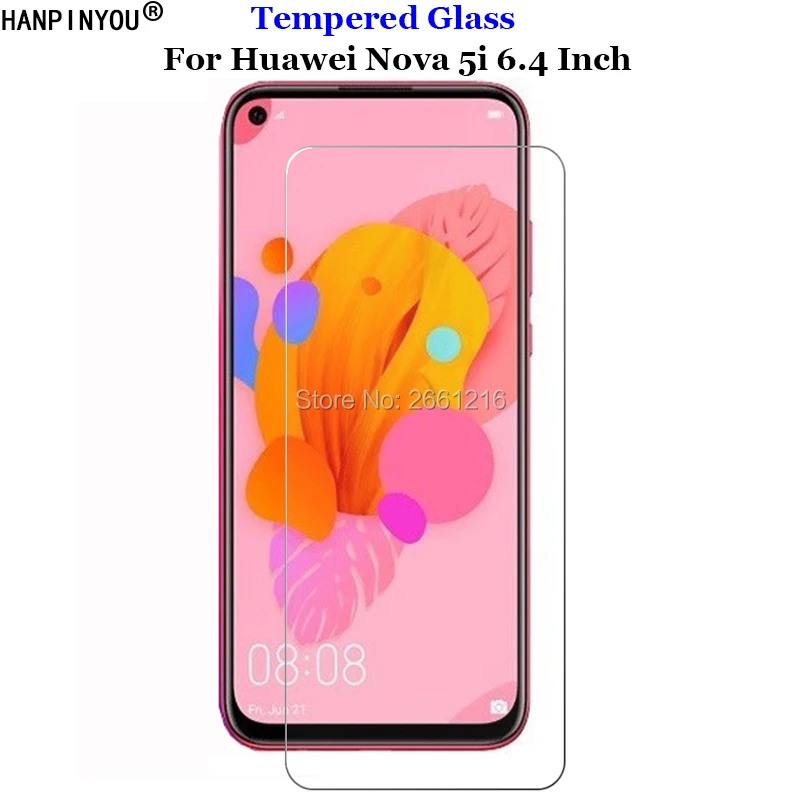 Для Huawei Nova 5i закаленное стекло 9H 2.5D Премиум Защитная пленка для экрана 6 4&quot |