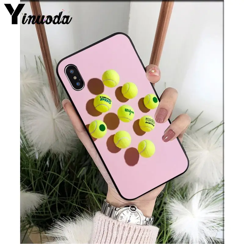 A13 Yinuoda Теннисная ракетка Coque Shell чехол для телефона Apple iPhone 8 7 6 6S Plus X XS MAX 5 5S SE XR сотовые телефоны - Цвет: A13