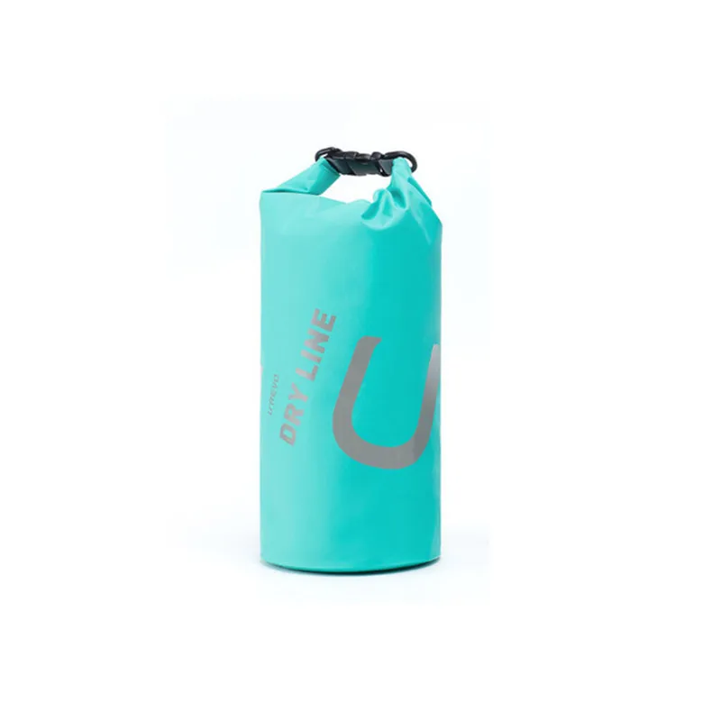 blue-green Xiaomi Портативная Сумка-ведро 10л вместительный модный рюкзак, уличная водонепроницаемая сумка для фитнеса, летняя пляжная сумка для плавания и путешествий - Цвет: blue-green