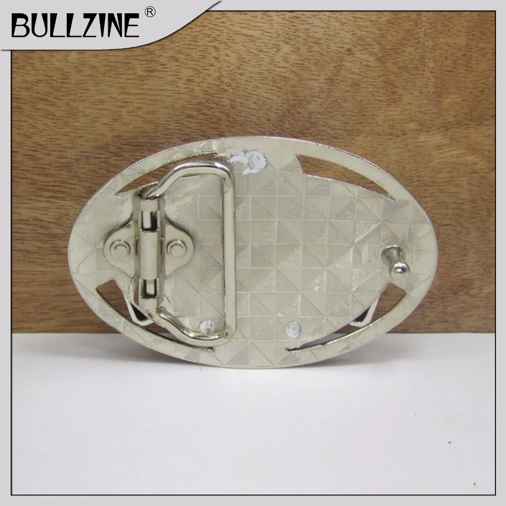 Bullzine открывалка для бутылок пряжка с серебряной отделкой FP-03273 подходит для 4 см ширина оснастки на поясе