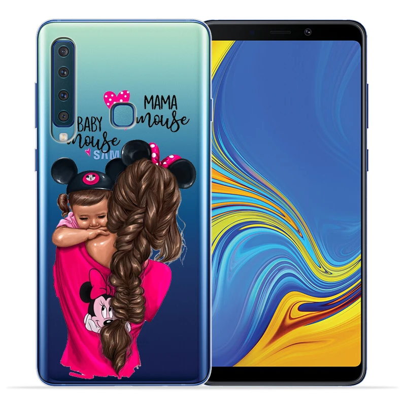 Мягкий силиконовый чехол для samsung A10, A20, A30, A40, A50, A70, M10, M20, Модный чехол Super Mama, Sxey, Mom, Girl, Baby, mouse, чехол, Shell Capa Etui