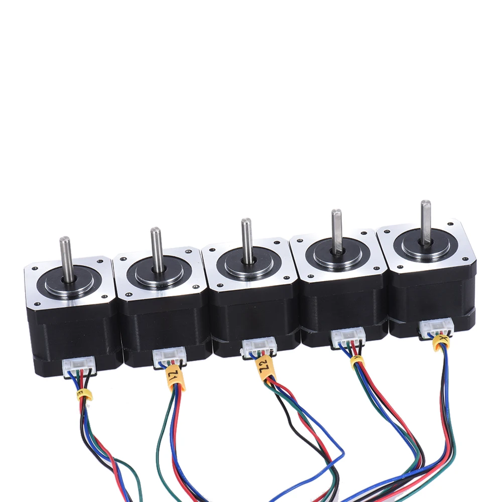 3D Printer Parts Motor Nema 17 Stepper Stepping Motor Drive Control 2 Phase 1.8 Degree 0.9A 0.4N.M 42mm 90cm Lead Cable e3d v6