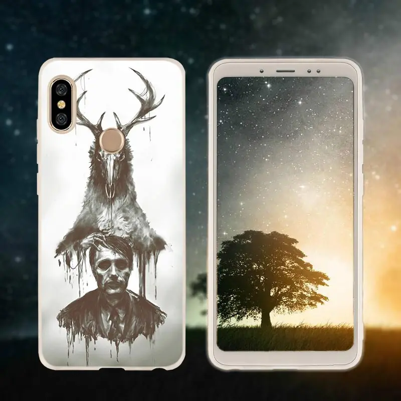 Ганнибал Мягкий чехол крышка для Xiaomi Redmi Примечание 8 iPhone 7 6 plus 5 iPad Pro 8a 7 6pro 6a s2 5a 4a 5 плюс y3 Coque Etui чехол для телефона чехол s - Цвет: Silicone 3