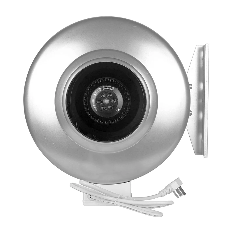 4-дюймовый металлический круглый канальный вентилятор линейный кухонная вытяжка