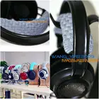 Повязка на голову из чистой шерсти ручной вязки, подушка для наушников Philips Fidelio X1 X2 SHP9500 L1 HiFi, защита повязки на голову