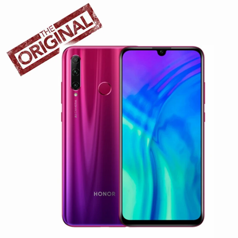 Global Rom Honor 20i Honor 20 lite мобильный телефон 6,21 дюймов Hisilicon Kirin 7 Восьмиядерный Android 9,0 отпечаток лица ID