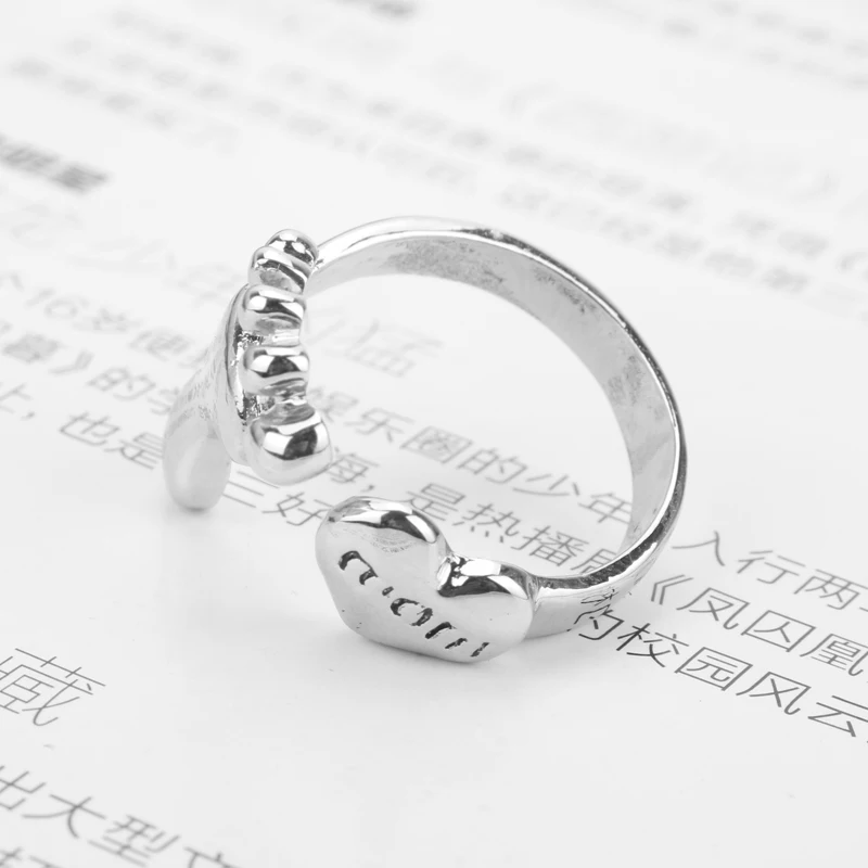 HANCHANG Я люблю маму кольцо на палец ноги модель мама кольца с декоративной надписью