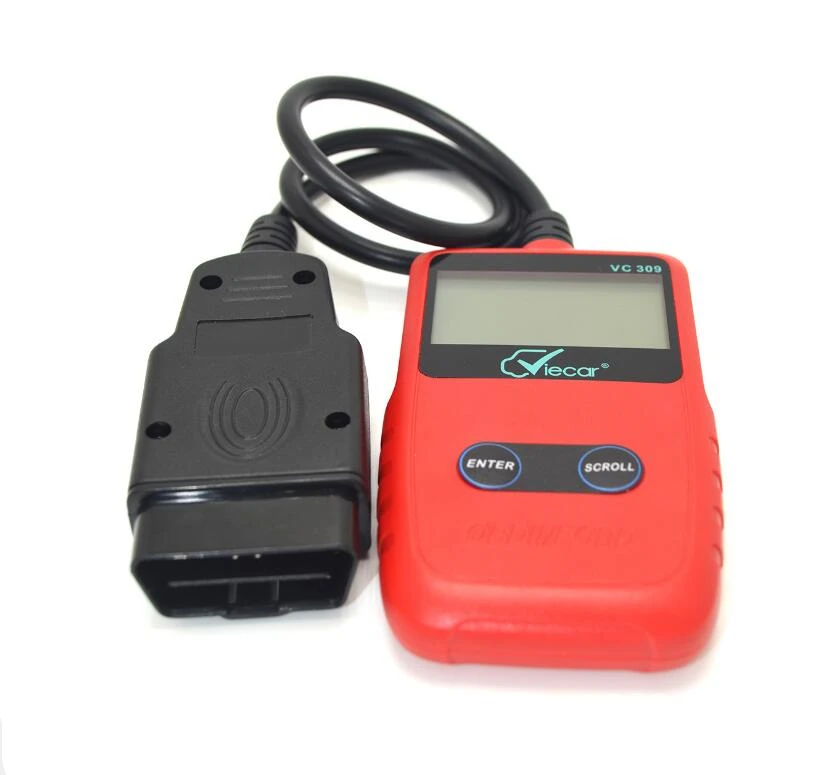 VC309 OBD2 сканер для считывания кодов автомобиля Автомобильный OBDII диагностическое