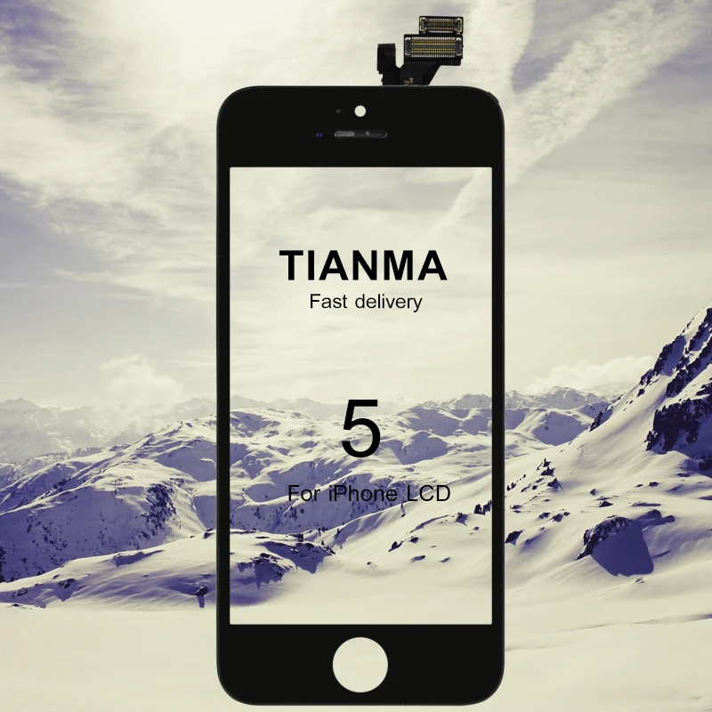 

10 шт., сенсорный ЖК-дисплей для iPhone 5, без битых пикселей