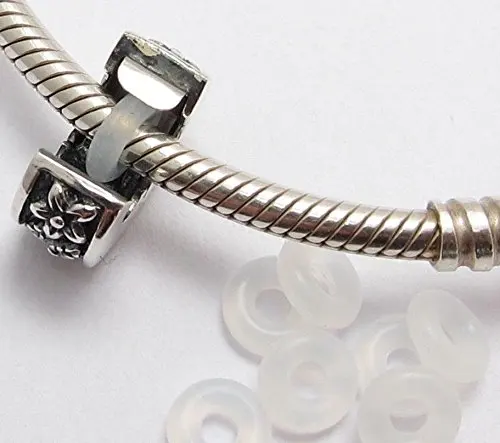 100pcs/lot 6mm Silicone Rubber Stoppers Antiskid Locating Ring for Spacer Beads Bracelet Necklace DIY Jewelry Making Accessaries | Украшения
