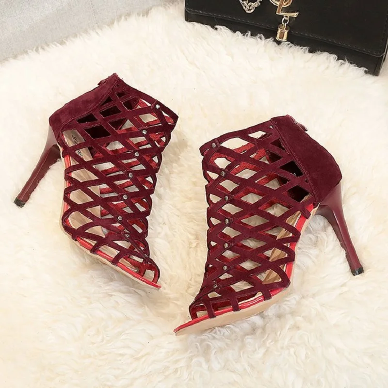 2019 г. Новая Летняя женская обувь пикантные босоножки женские на высоком