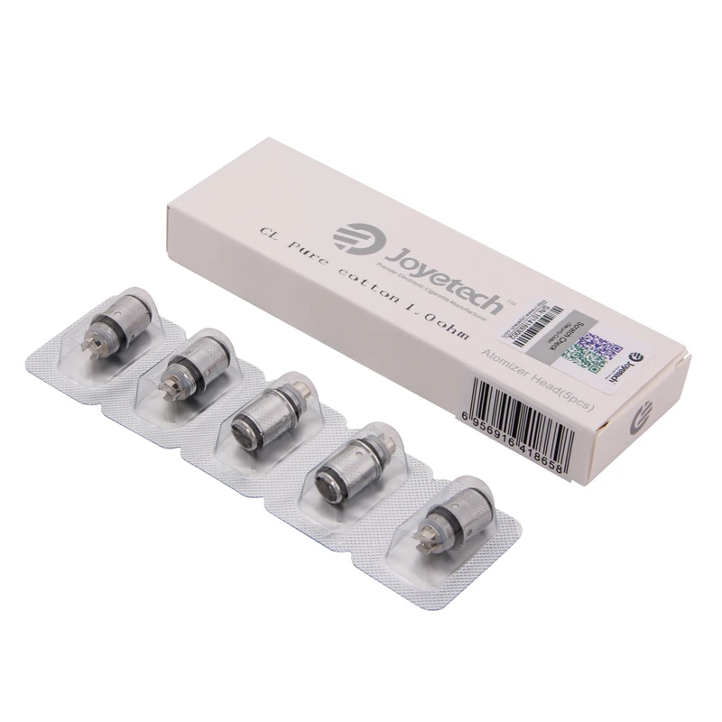 10 шт/много 100% Оригинал Joyetech CL Чистый хлопок катушка головка 0.5ohm 1.0ohm подходит для