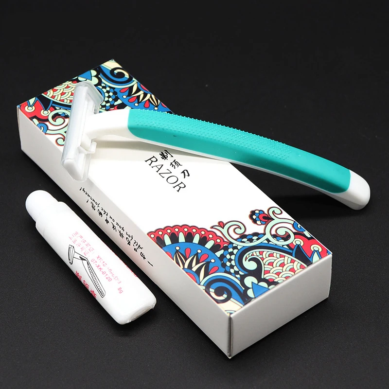 100 шт./компл. одноразовые отельные Бритвы бритья и удаления волос Удаление