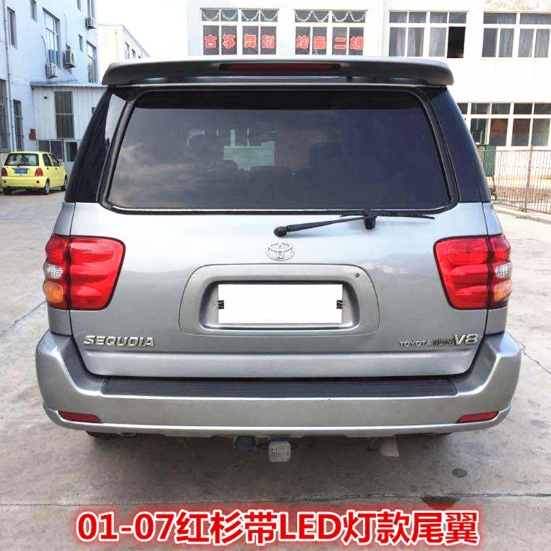 Спойлер для Toyota Sequoia спойлер из АБС материала заднего крыла автомобиля 2001