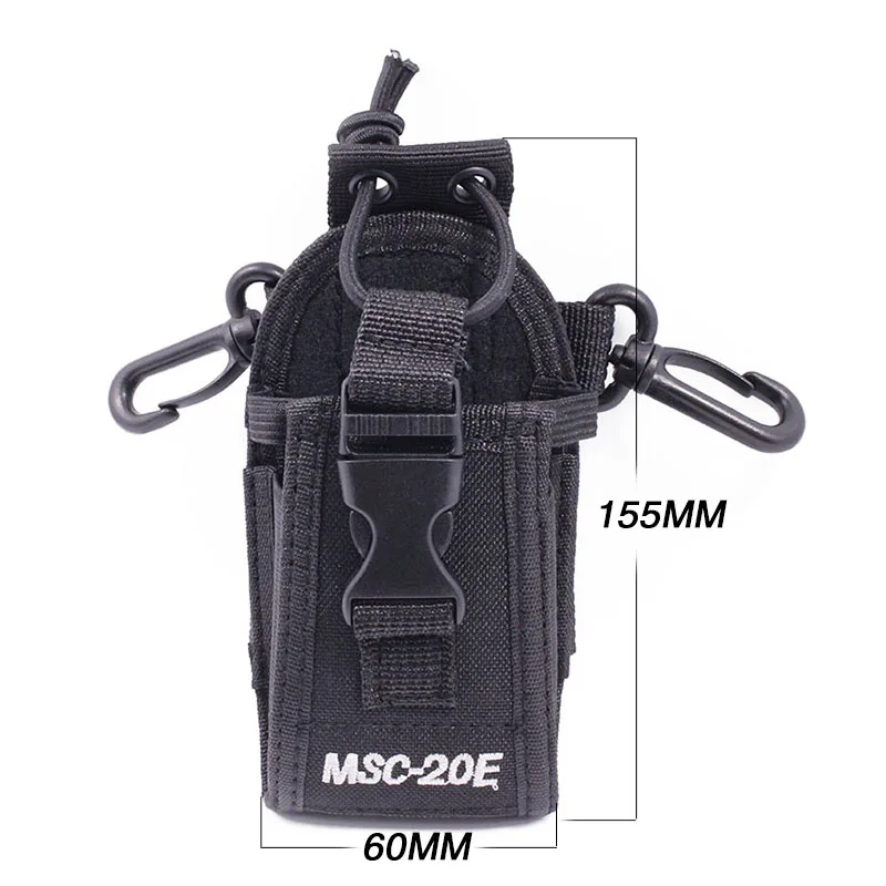 ABBREE MSC-20E Big Nylon Pouch Bag Carry Case for Yaesu BaoFeng UV-XR UV-9R Plus UV-5R UV-82 TYT Mototrola Walkie Talkie Radio | Мобильные