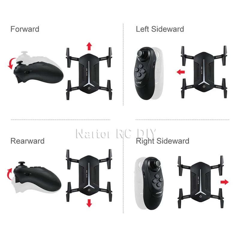 JJRC H37 мини Elfie WiFi FPV мини-Дрон Квадрокоптер складной карманный Дрон для селфи дрона