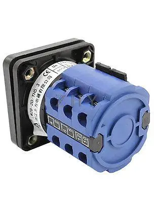 AC660V 20A 7 позиций поворотный кулачок универсальный комбинированный
