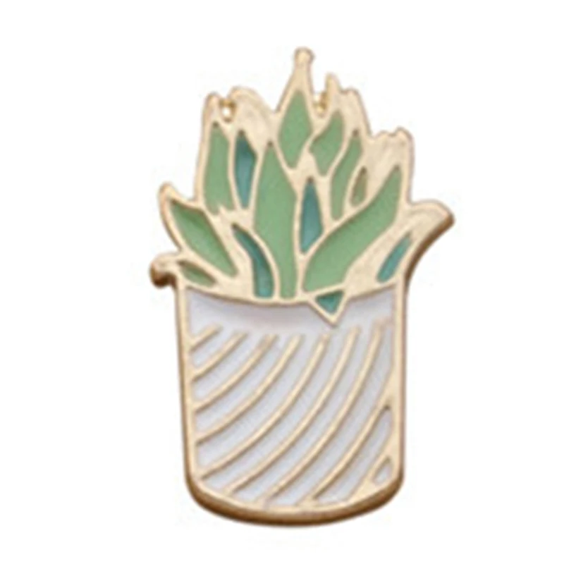 1 шт. цветочный горшок корсаж в форме кактуса брошь для женщин ювелирные
