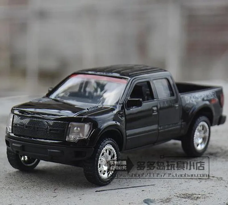 1:32 Масштаб сплава модель машины пикап, высокая моделирования 2011 FORD F150 SVT, Металлический Литой 2 открыть дверь