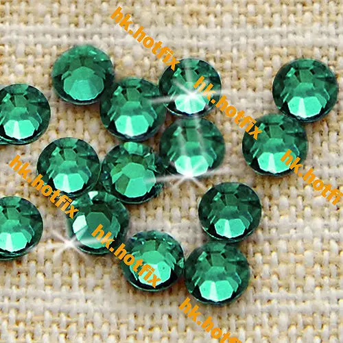Ss6 Подлинная Swarovski Elements изумруд (205) 432 шт. 6ss (утюг на исправлении Стразы)|rhinestone