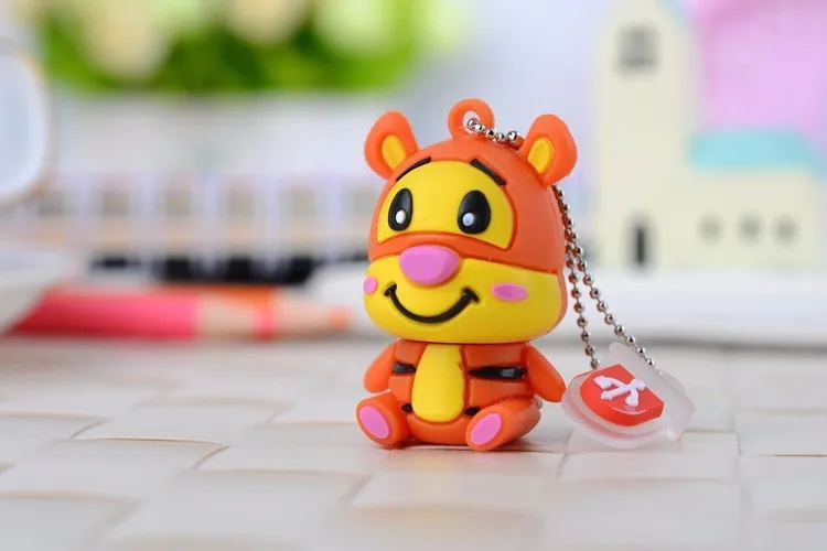 JASTER USB 3,0, ручка-накопитель с изображением Винни-медведя, тигра, Ослика, usb флеш-накопитель, флешка с изображением животных, 4 ГБ, 16 ГБ, 32 ГБ, 64 ГБ, милая мультяшная карта памяти