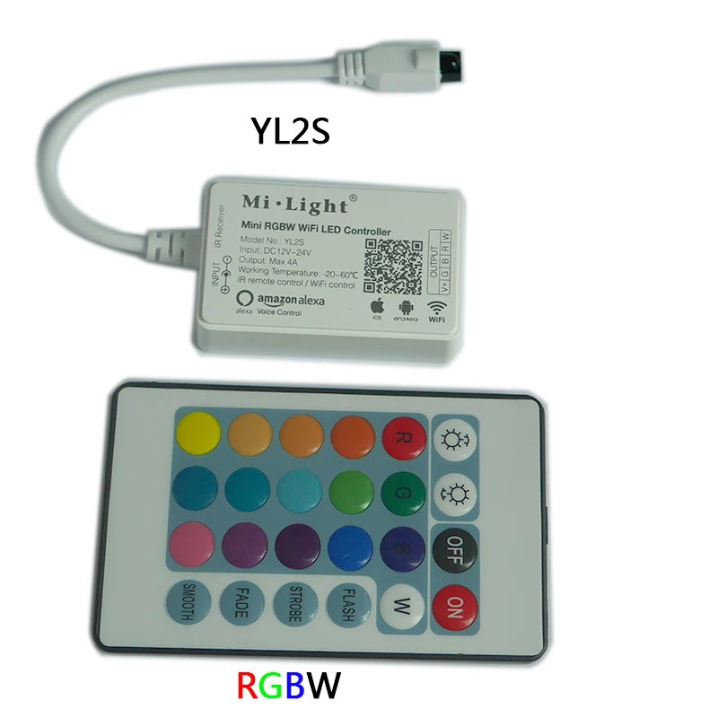 Milight YL1S/YL2S мини WiFi Светодиодная Умная лампа пульт управления DC12 24V ИК
