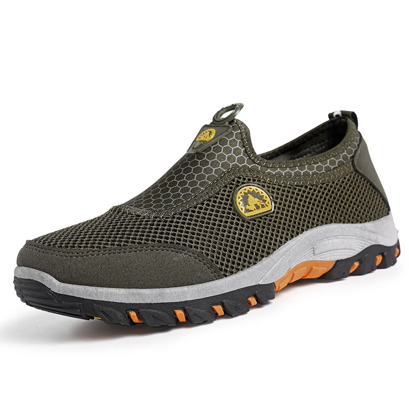 VESONAL 2019 Summer Breathable Comfortable Slip-On Mesh Sneakers Men Shoes Out door Male Loafers Casual Walking Footwear | Обувь
