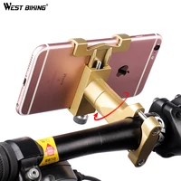west biking universal bike phone holder flexible cellphone stand alloy handlebar extender motorcycle mount bicycle accessories