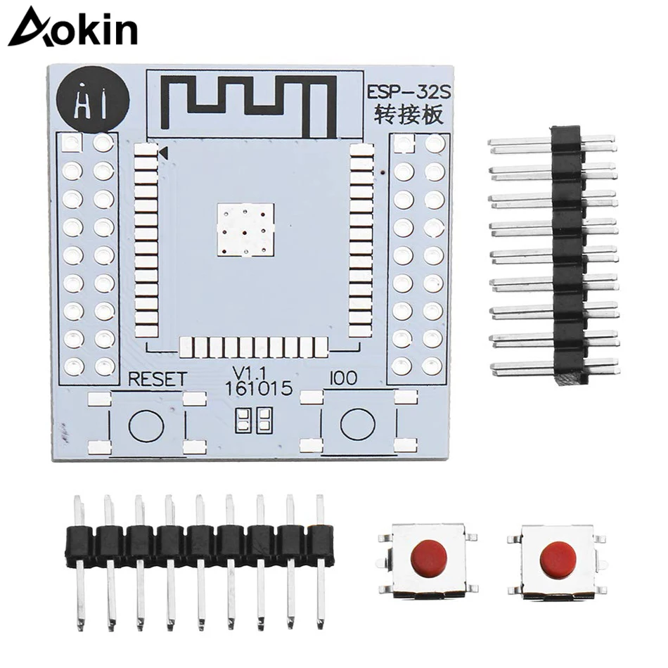 ESP32 ESP32S адаптер IO Базовая плата Pinboard преобразователь с 4 строки булавки для ESP 32S