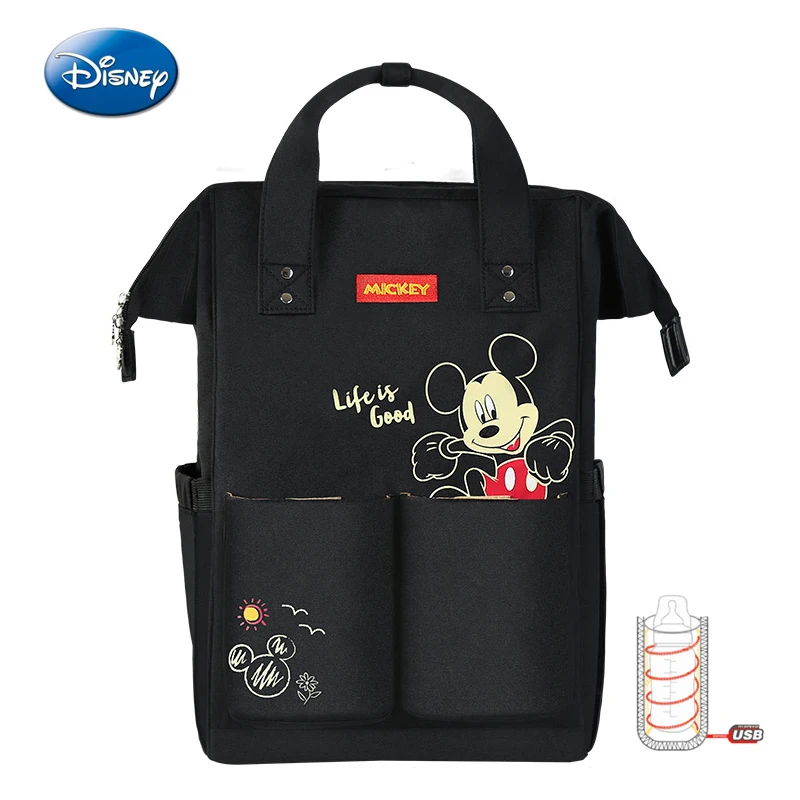 Disney Mummy сумка модные изоляционные сумки большой емкости дорожный рюкзак многофункциональный двойной наплечный рюкзак сумка для детской бутылочки
