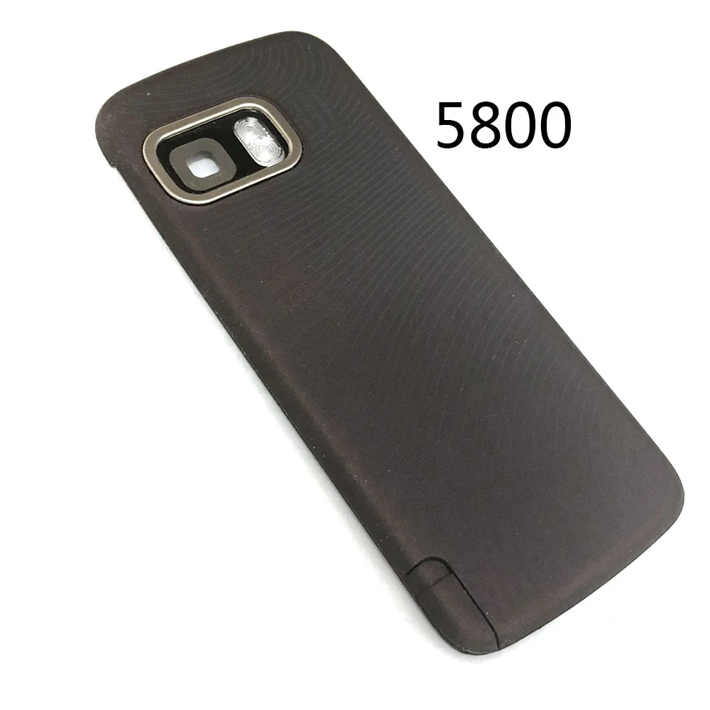 Для Nokia 5800 C5-03 6120 5230 Корпус Передняя Лицевая панель рамка чехол+ задняя крышка/крышка батарейного отсека+ клавиатура