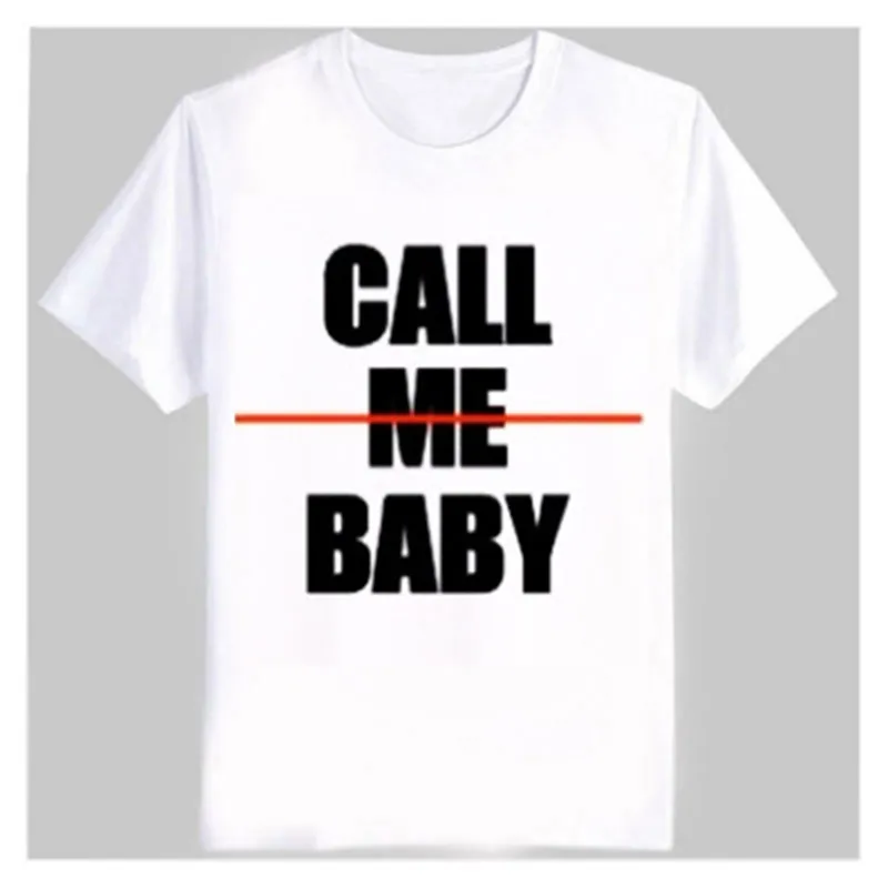 Футболка EXO Call Me Baby Album черно-белая хлопковая футболка с короткими рукавами для