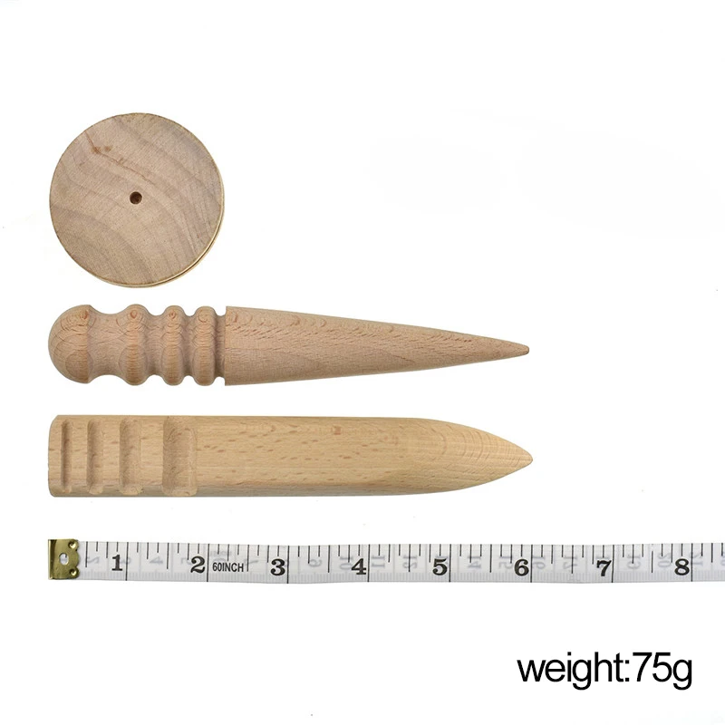 Деревянная палочка кожаная окантовка для кожевенного ремесла деревянная