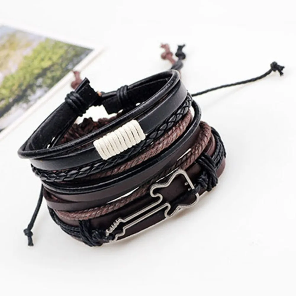 Браслеты и браслеты мужские кожа 2018 Pulseira Masculina изделия шарма Bileklik Pulseiras бойфренд