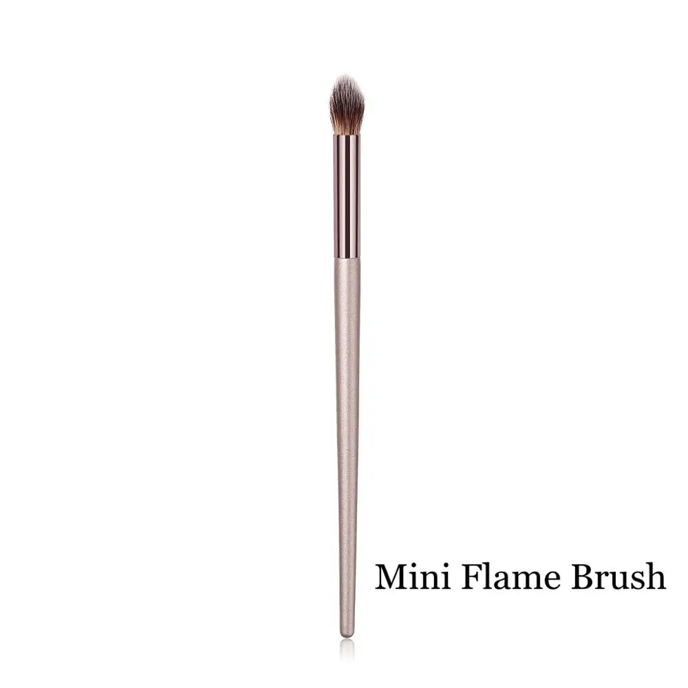 Mini flame brush 1 шт. Горячая набор кистей для макияжа, косметическая пудра для бровей, теней, наборы кистей, косметические инструменты - Handle Color: Mini flame brush
