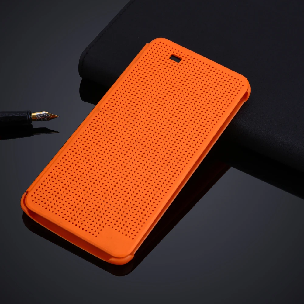 Смарт чехол с откидной крышкой в горошек для HTC Desire 828 828w функцией автоматического