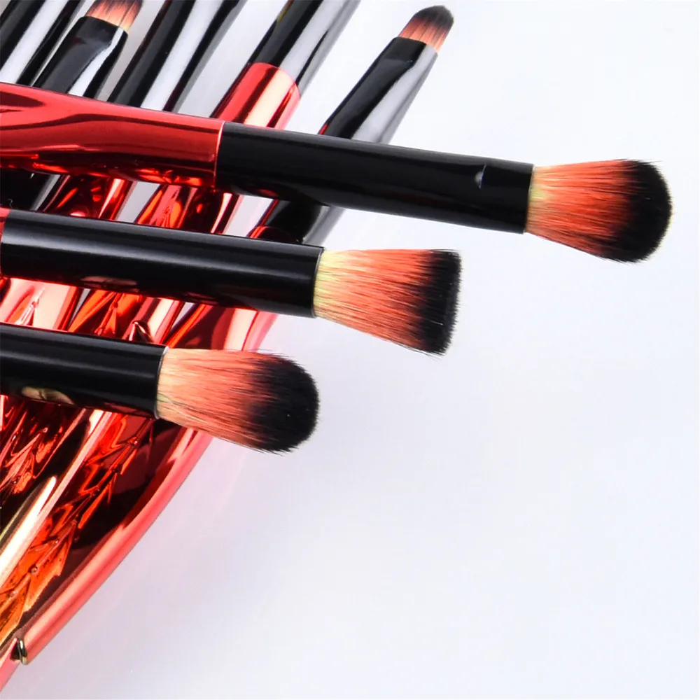 Набор профессиональных кистей для макияжа нанесения пудры консилера теней век