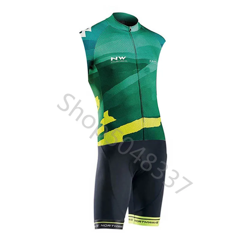 NW триатлон костюм для велоспорта Skinsuit Быстросохнущий без рукавов Велоспорт Джерси Мужская велосипедная Одежда Майо ciclismo hombre
